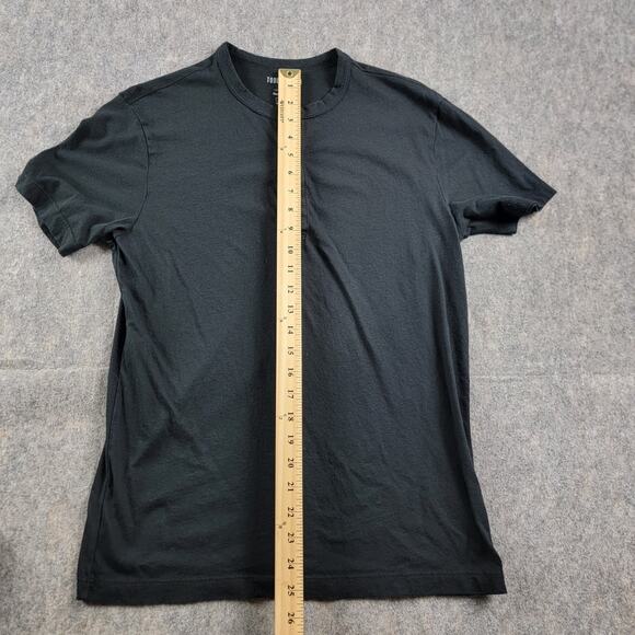 Todd Snyder Premium Jersey Henley T-Shirt size XS Black Short Sleeve USA *Read* - Picture 4 of 10